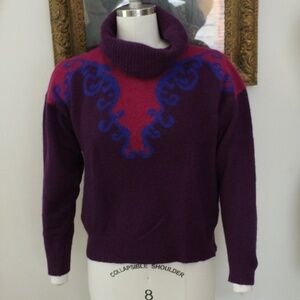 1980’s Purple Jeanne Pierre Petites Sweater